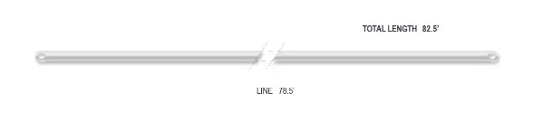 AirFlo SLN Euro Nymph 0.60mm Fly Line - Clear - Image 3