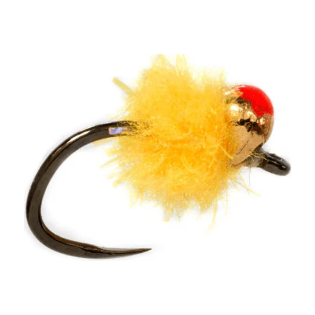 Crostons Tungsten Mini Egg - Sunburst Barbless (Red Dot)