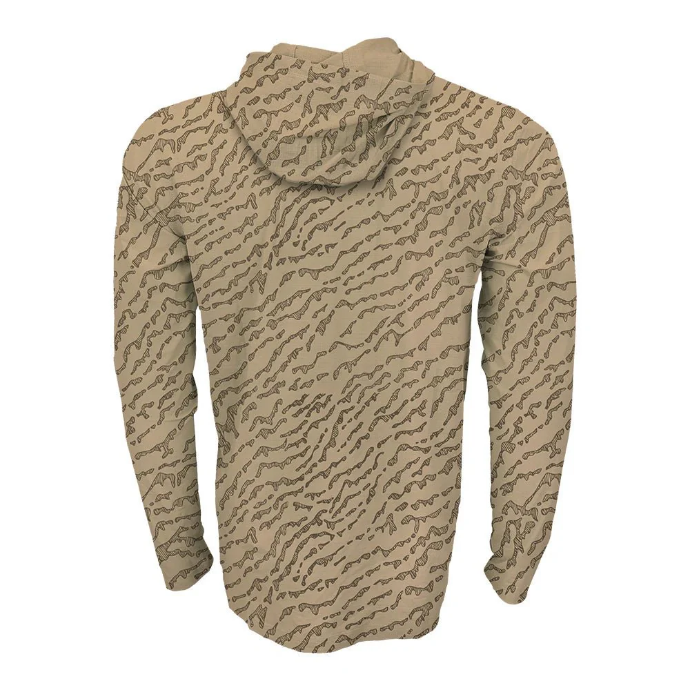 FFF Logo - RepYourWater Sandbar Flolite Performance Hoody - Image 2