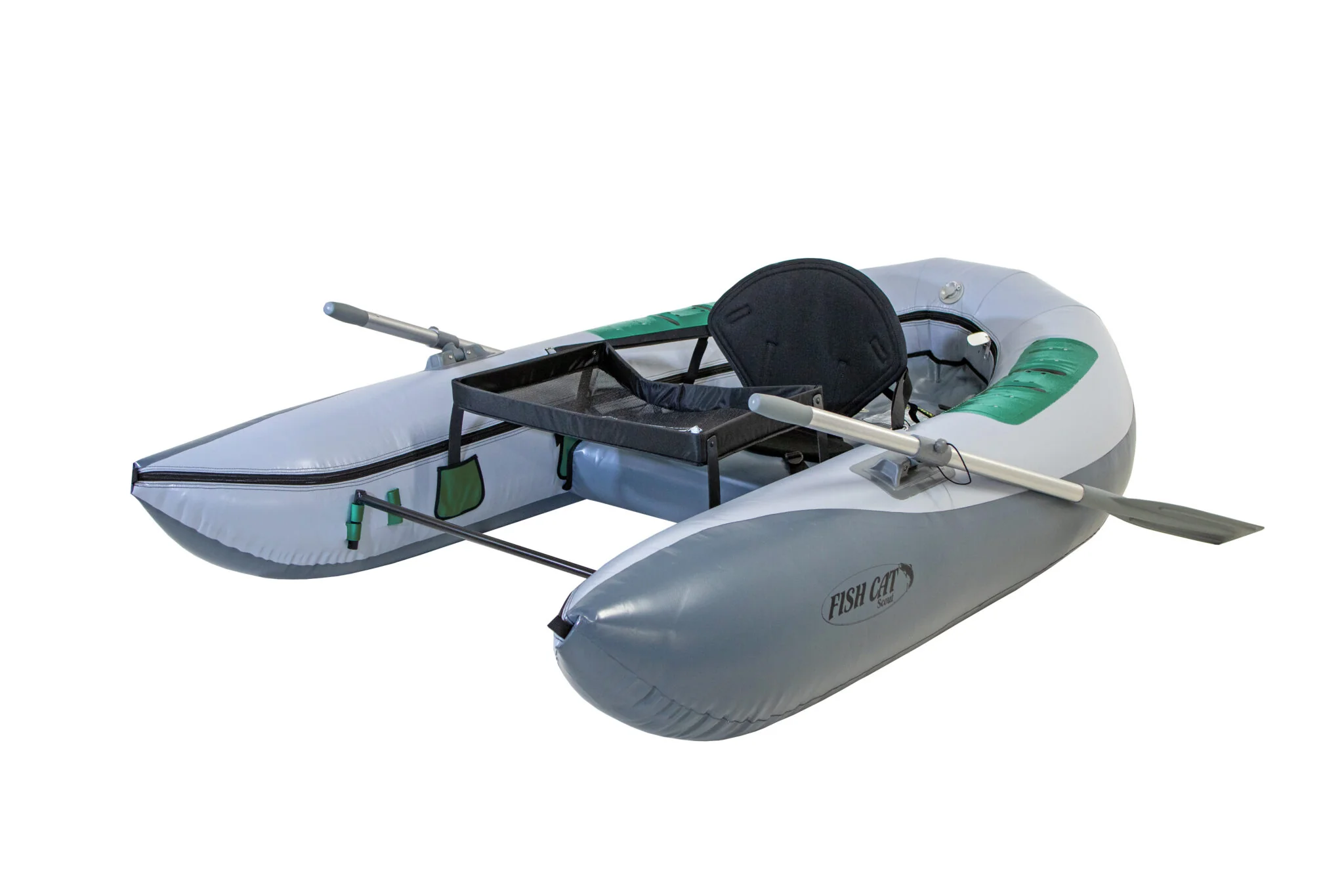 Fish Cat Scout Float Tube IGS - Gray/Green - Image 2
