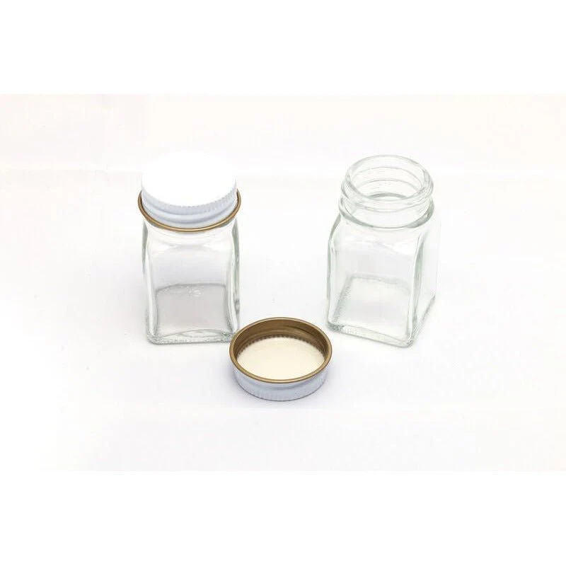 Hareline Empty Glass 1oz Glue Jar - Image 2
