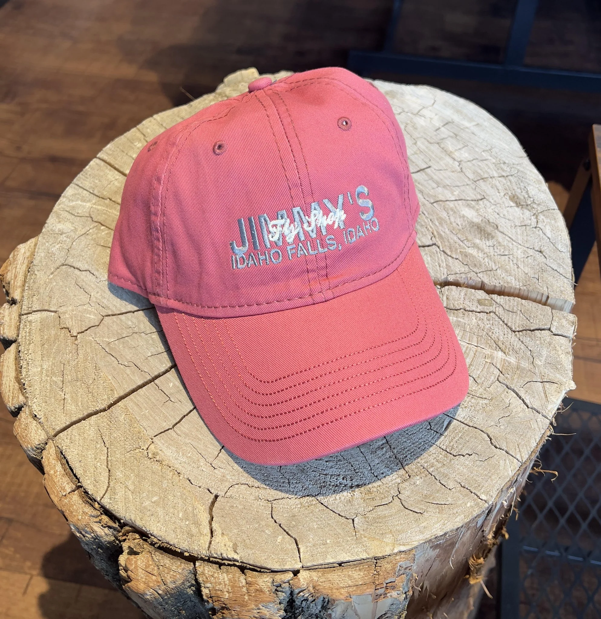 Jimmy's Fly Shop Hat - Embroided Jimmy - Pink - Image 2