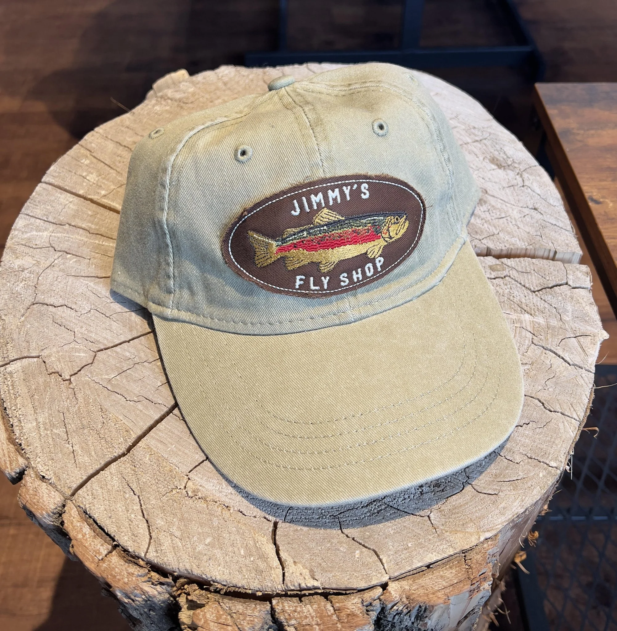 Jimmy's Fly Shop Hat - Trout Logo - Image 2