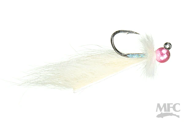 Mayer's Jig Mini Leech Lucent - White/Pink - Image 3