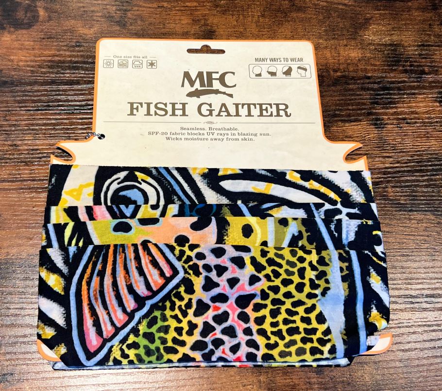 MFC Fish Gaiter - Estrada's Rainbow Trout Graffiti - Image 3