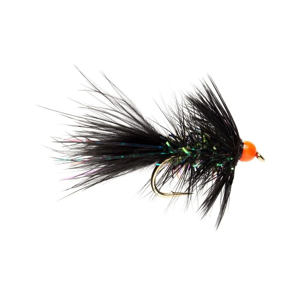 Mini Shimmer Bugger - Black & Orange Bead - Image 2