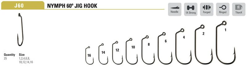 Mustad - Hard Head Jig Hook J60AP - Image 2