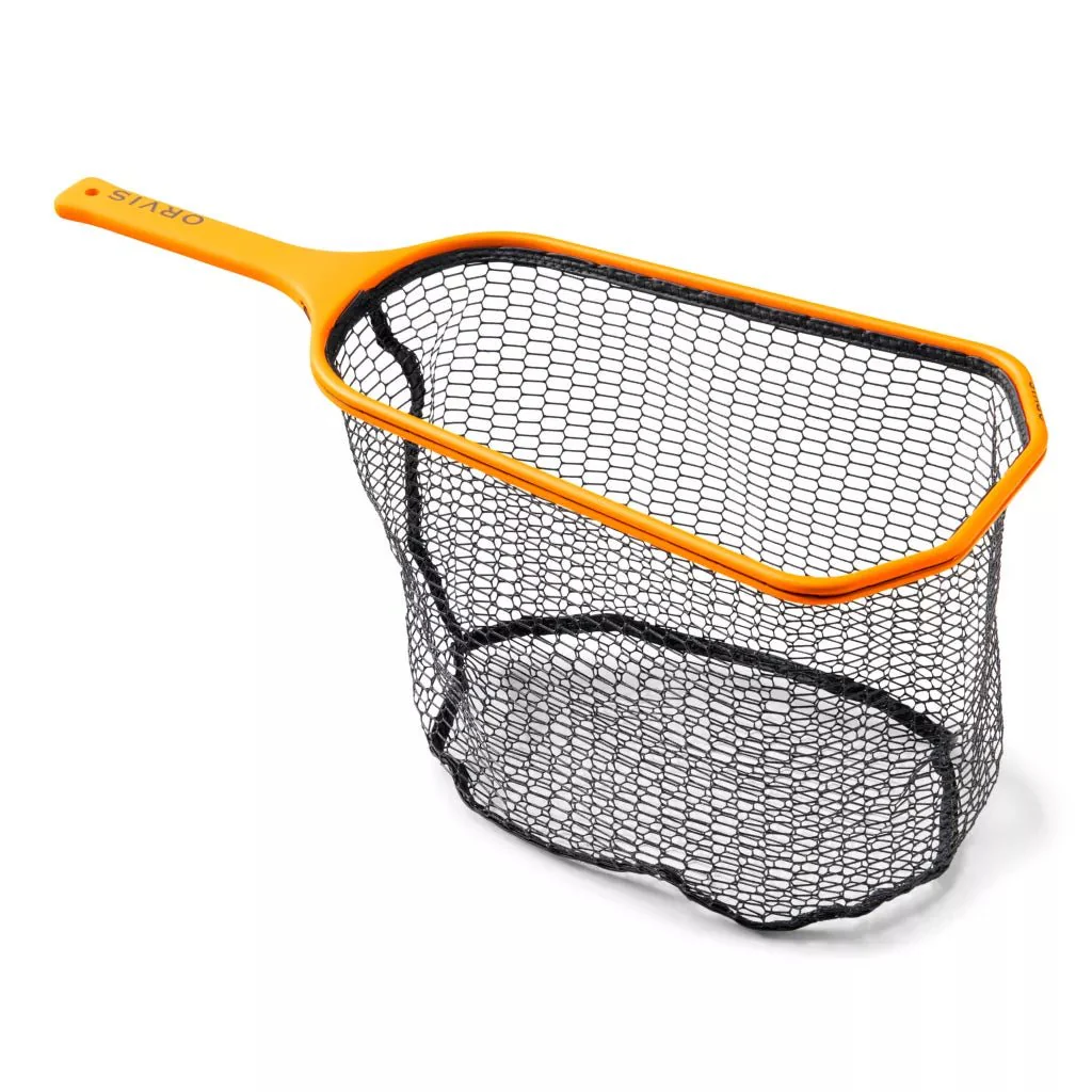 Orvis Widemouth Hand Net - Find My Net Orange - Image 4