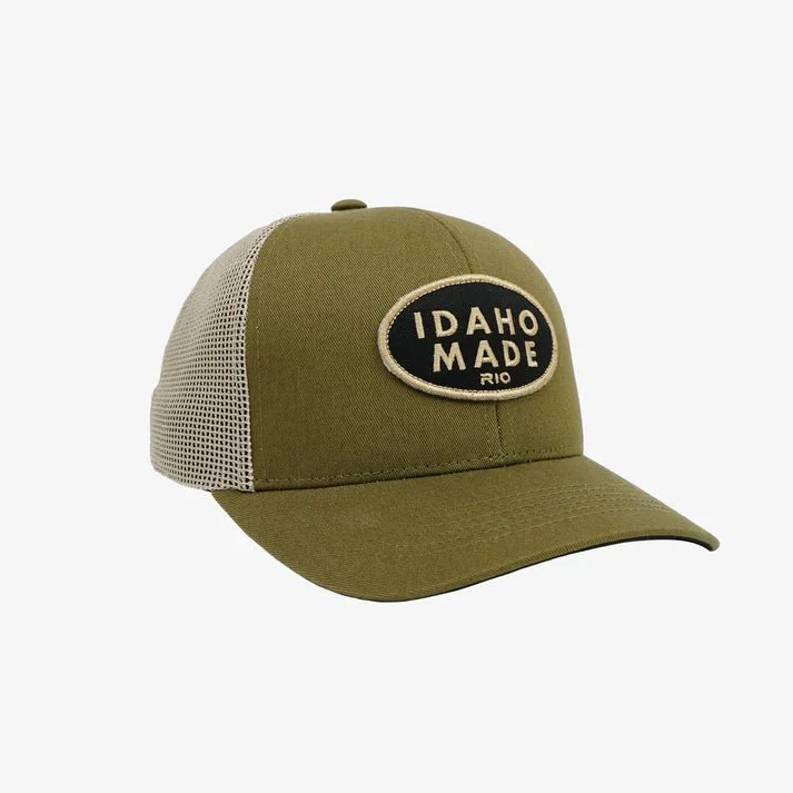 RIO Idaho Made Trucker Hat - Olive Khaki - Image 2