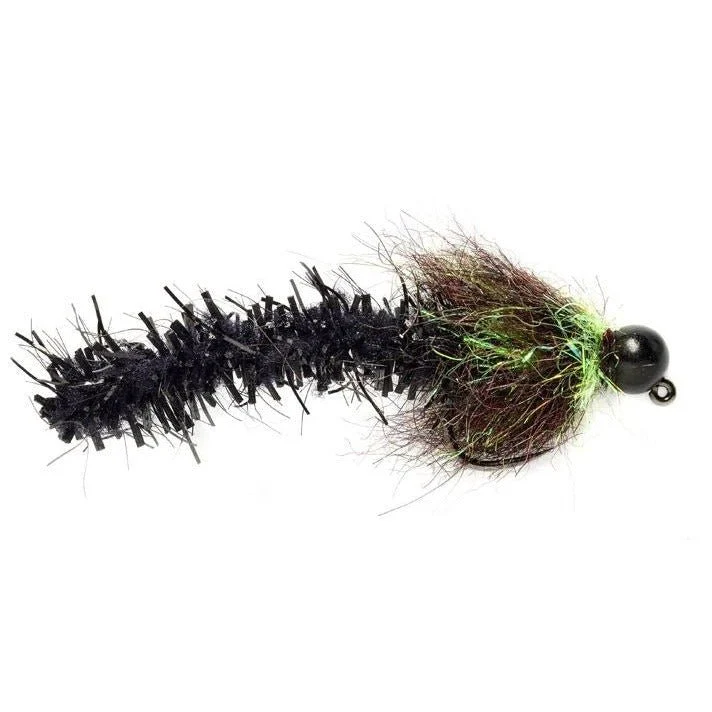 Roly's Poly Leech - Black - Barbless - Image 2