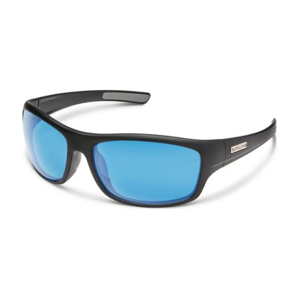 Suncloud Milestone - Matte Black - Polarized Blue Mirror