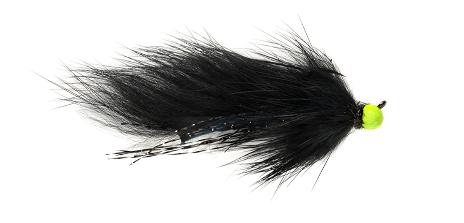 Tactical Hot Head Jig Zonker Black Barbless - Image 3